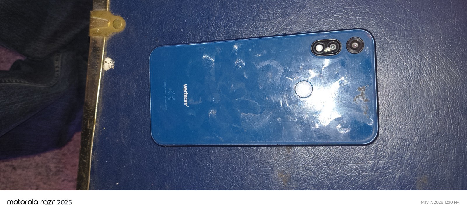 Verizon Motorola Moto E 32GB Blue Verizon Network Smartphone Fingerprint Sensor