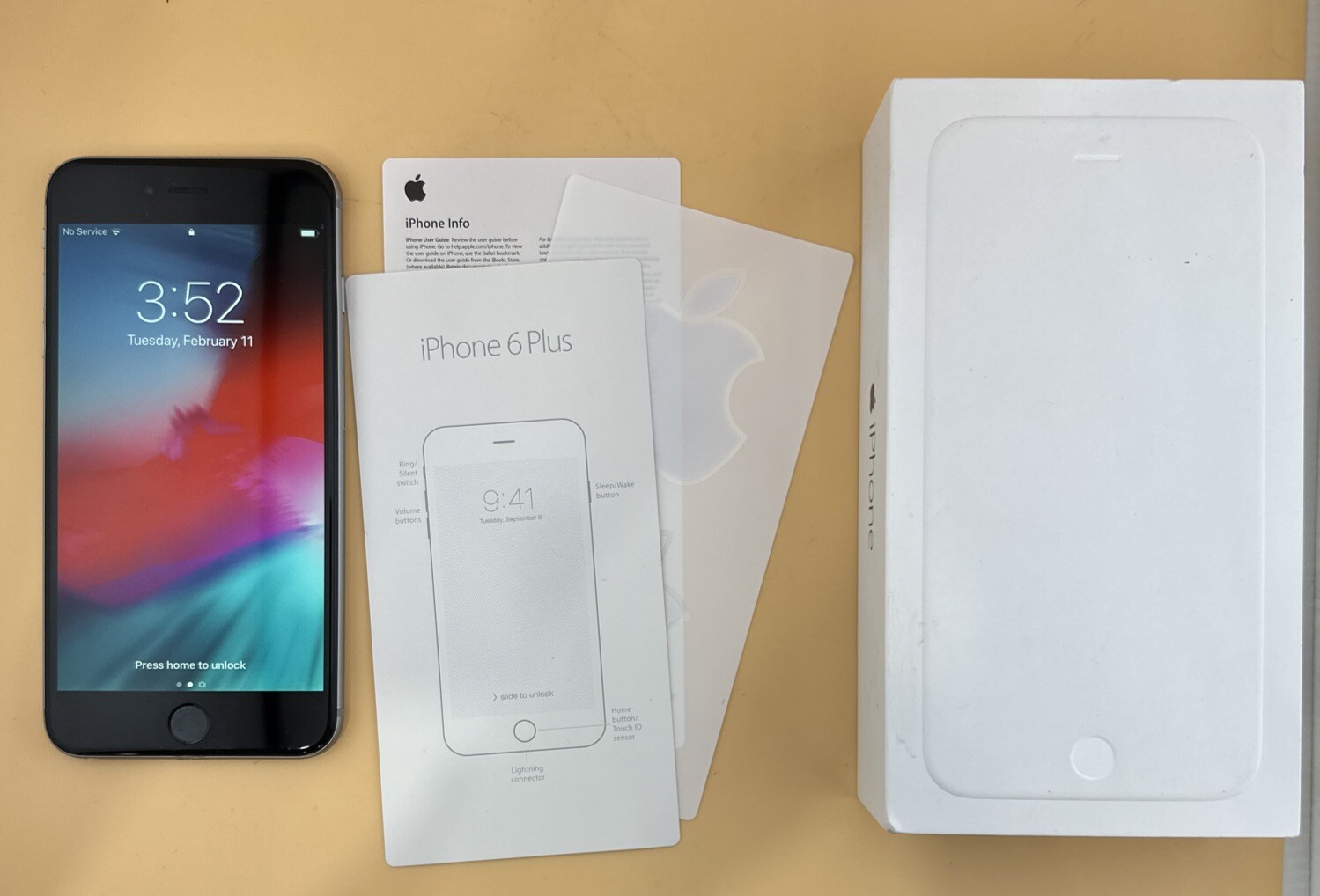 Apple iPhone 6s Plus 64GB Space Gray – AT&T – MGAU2LL/A – A1522 Reset & Working!