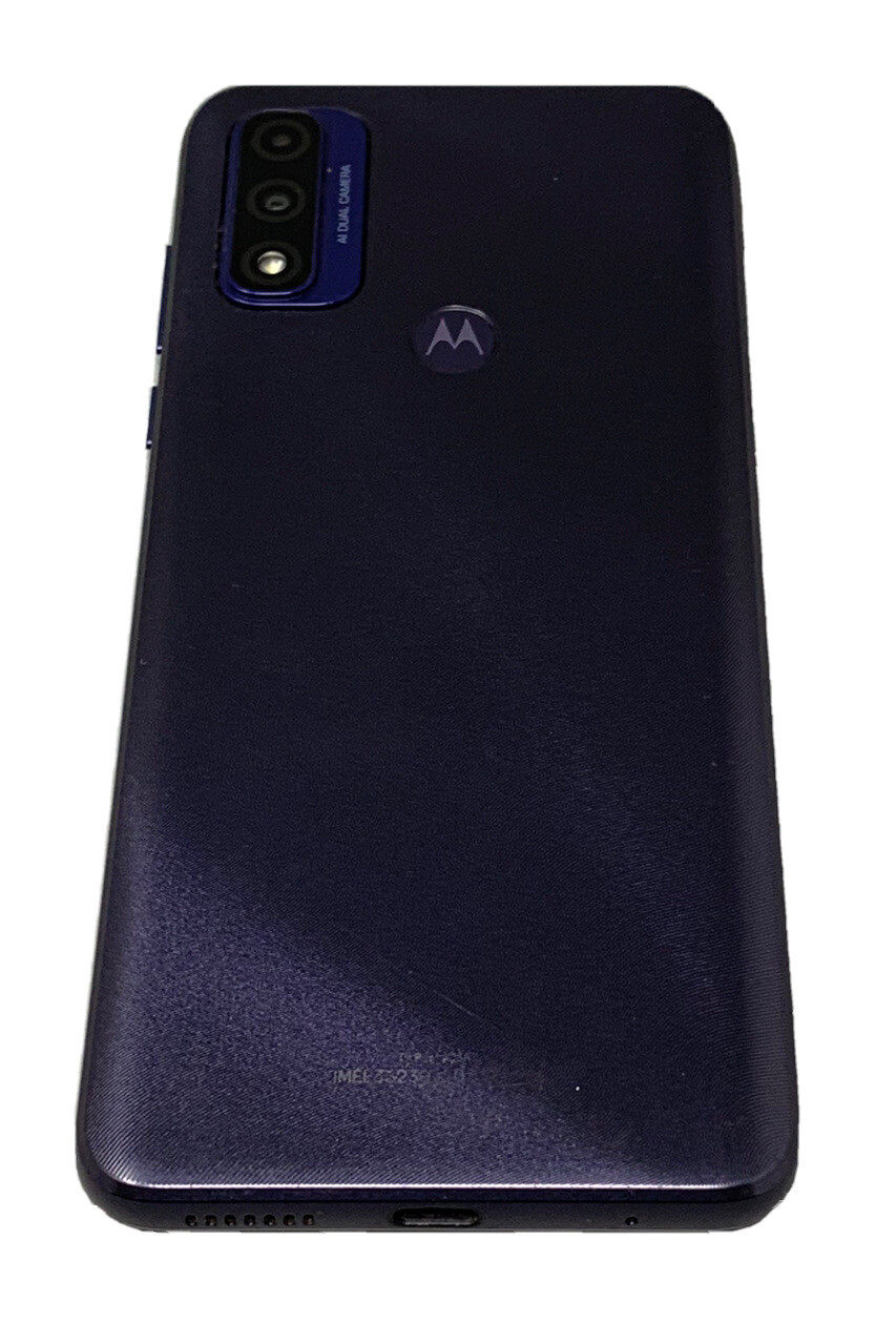Motorola Moto G Pure XT2163-DL 32GB Deep Indigo Tracfone ONLY Smartphone Good