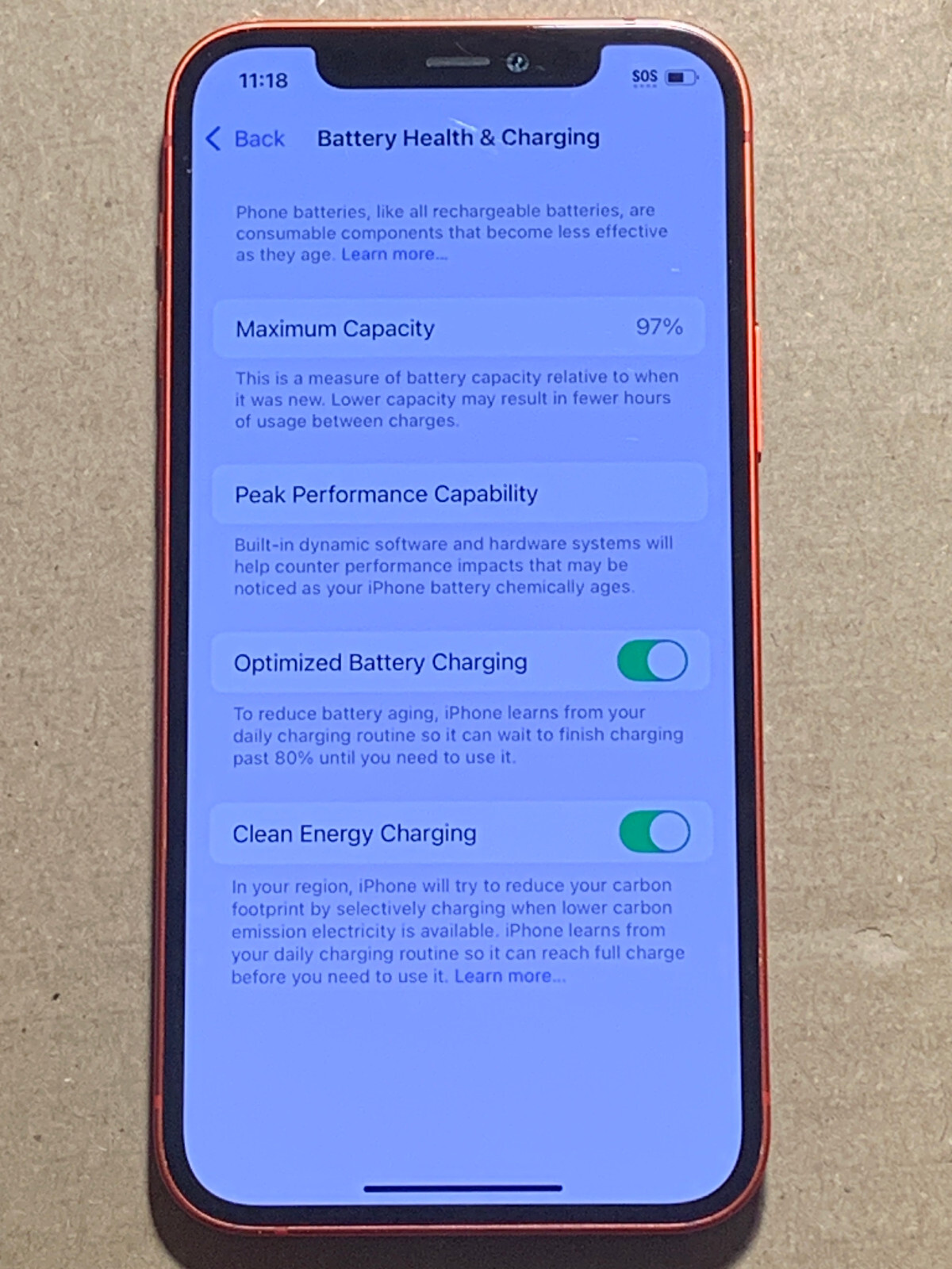 Apple iPhone 12 – 256GB – Red unlocked (CDMA + GSM) A2172
