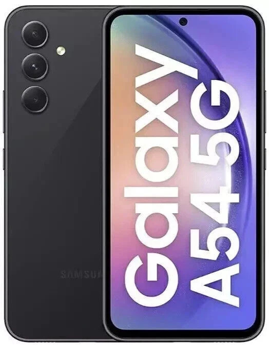 New Samsung Galaxy A54 5G A546U1 128GB Factory Unlocked-Awesome Graphite Sealed