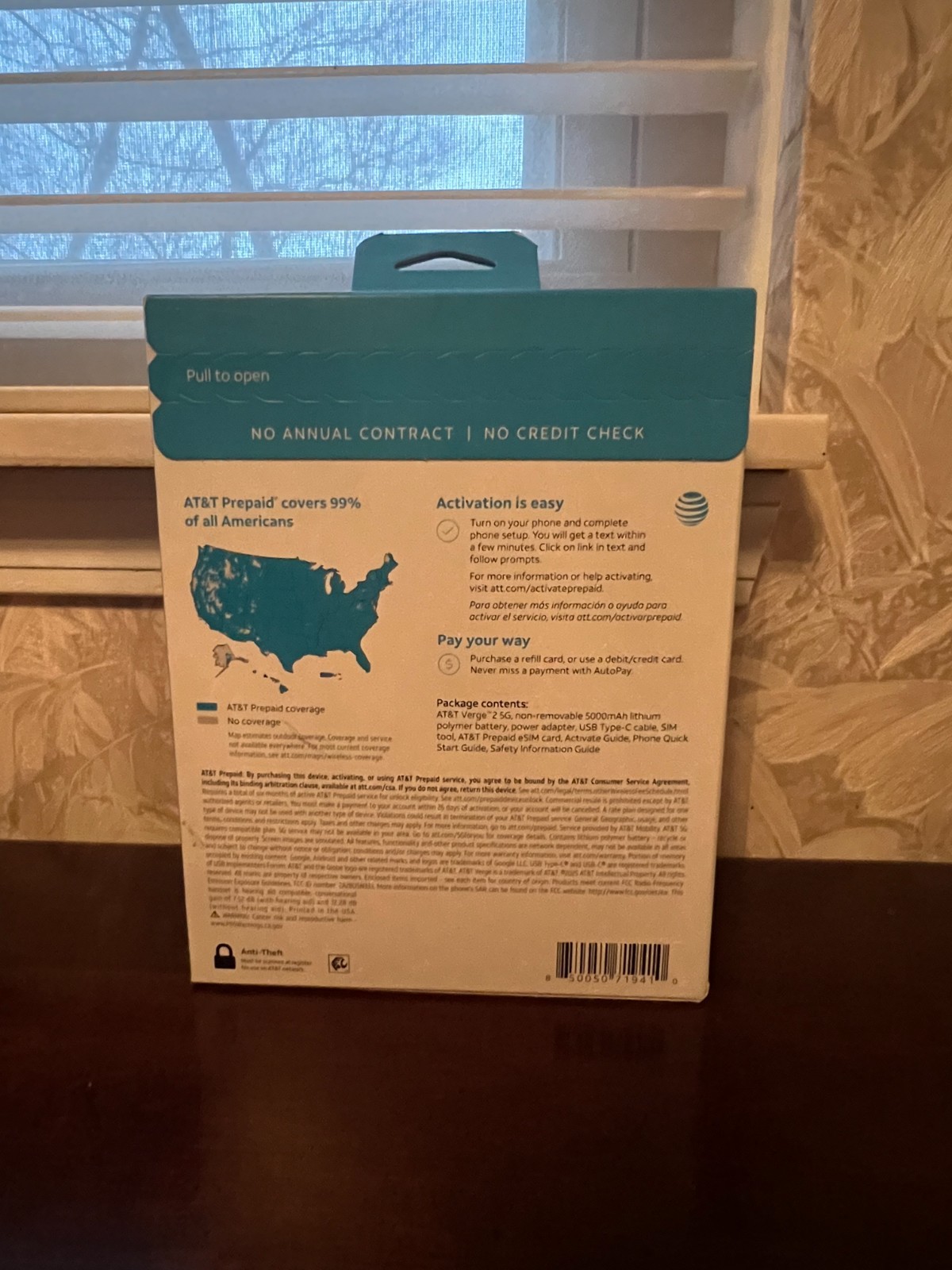 AT&T Verge 2 5G, 64GB, Ivory White At&t Prepaid Smartphone Brand New