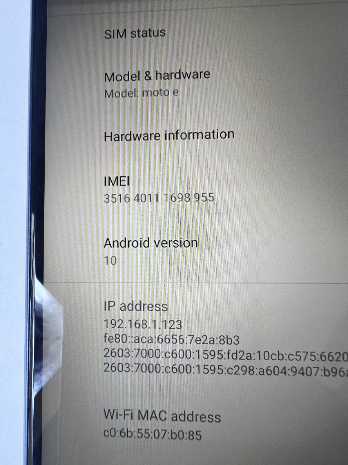 Motorola Moto E (2020) XT2052-2PP Verizon Blue 32GB Good Condition FREE SHIPPING