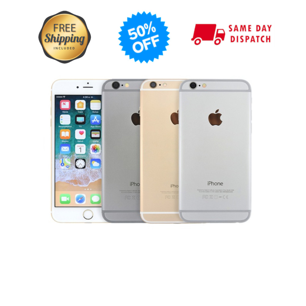 Apple iPhone 6 16GB 64GB 128GB Unlocked Verizon (GSM + CDMA) Silver Gray Gold