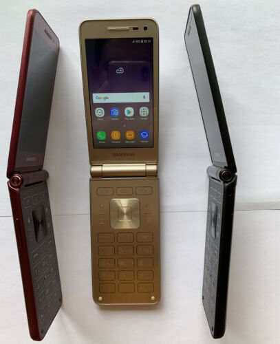 Samsung Galaxy Folder 2 G1650 16GB Unlocked Dual SIM 4G LTE Flip Phone OPEN BOX