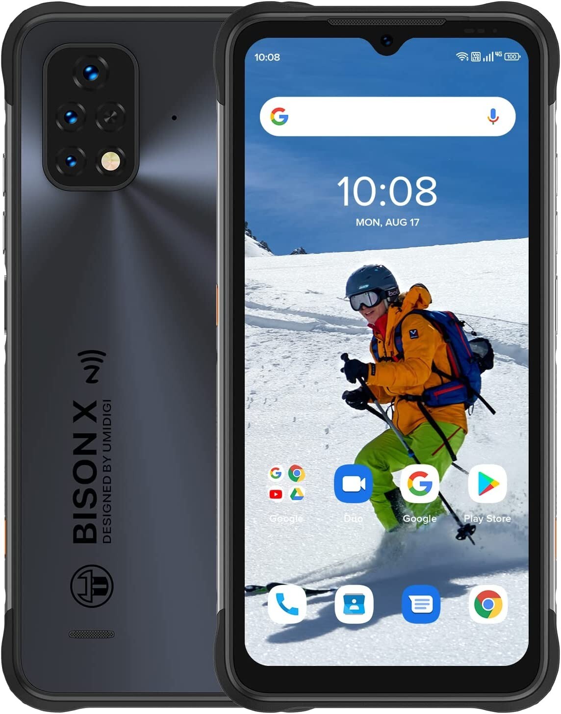 UMIDIGI BISON X10S 6.53” 4GB+32GB Unlocked Rugged Smartphone Android 11