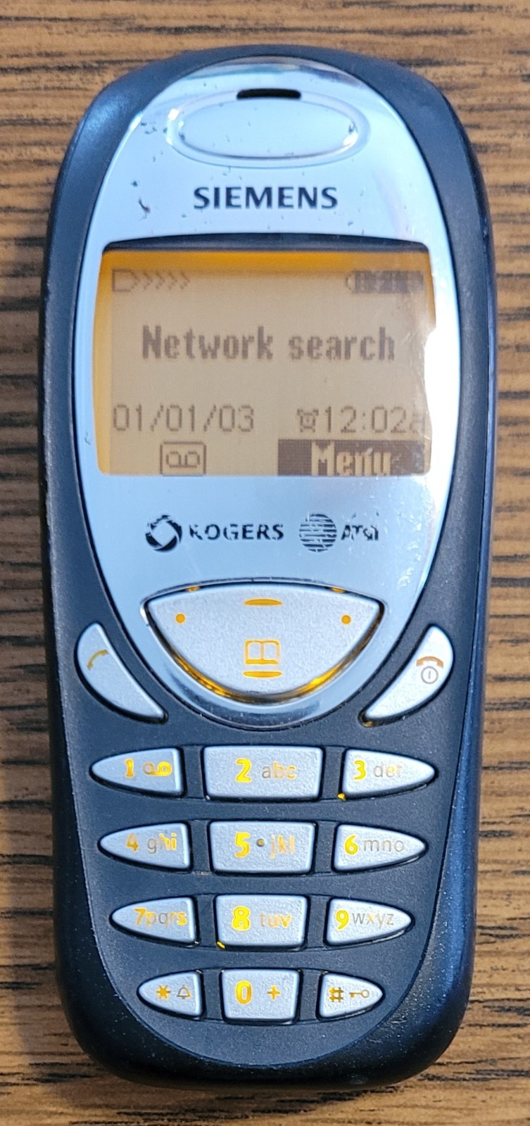 Siemens C56 – Gray and Silver ( Rodgers / AT&T ) Very Rare Cellular Phone