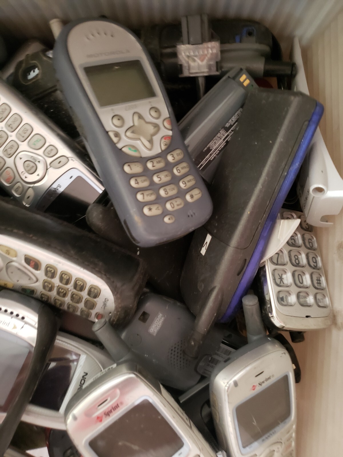 Lot of 20 Mixed Brand Vintage Phone Cell Movie Prop Collectible Untested