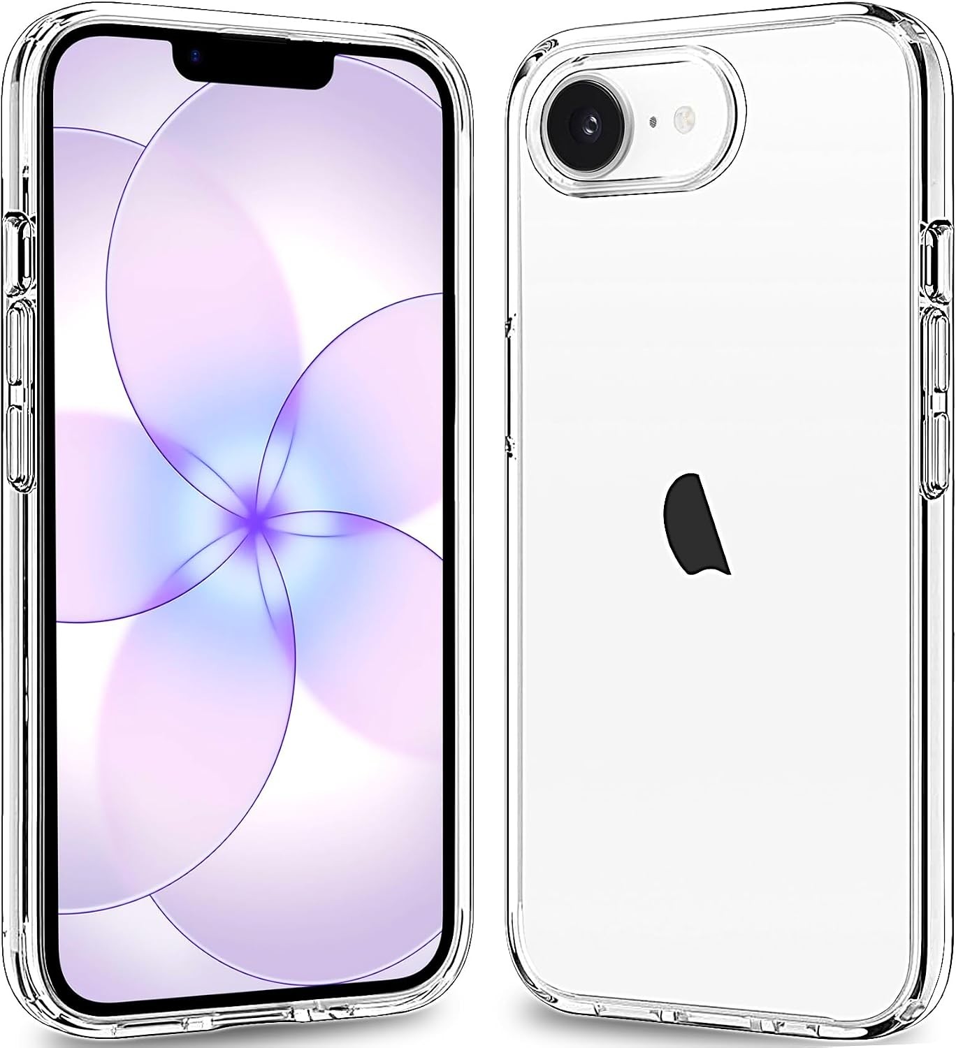 Clear Shockproof Hard PC Bumper Cover Case for iPhone 16e and 17e – JJGoo