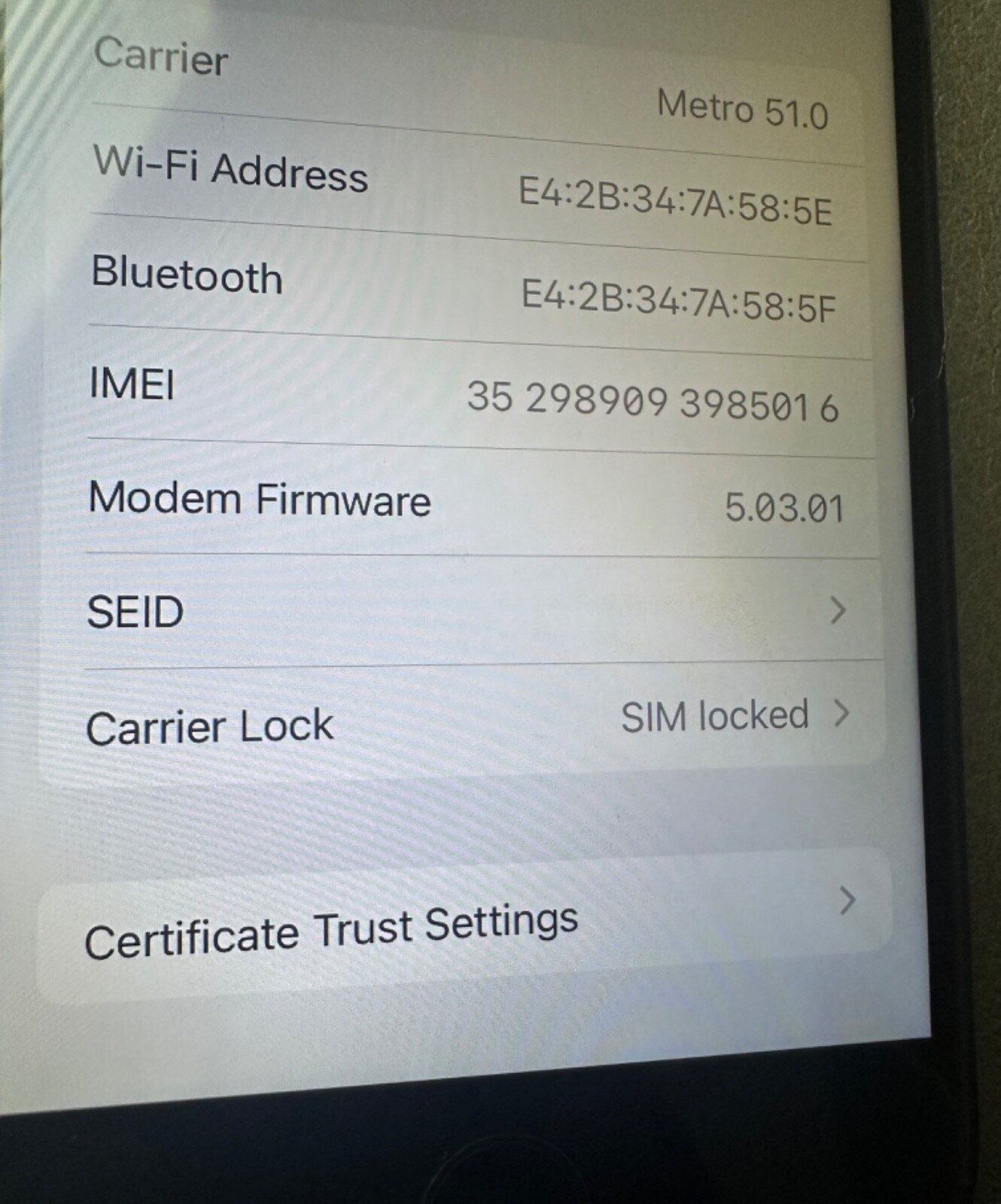 Apple iPhone 8 – 64GB – Space Gray (T-Mobile) A1905 (GSM)