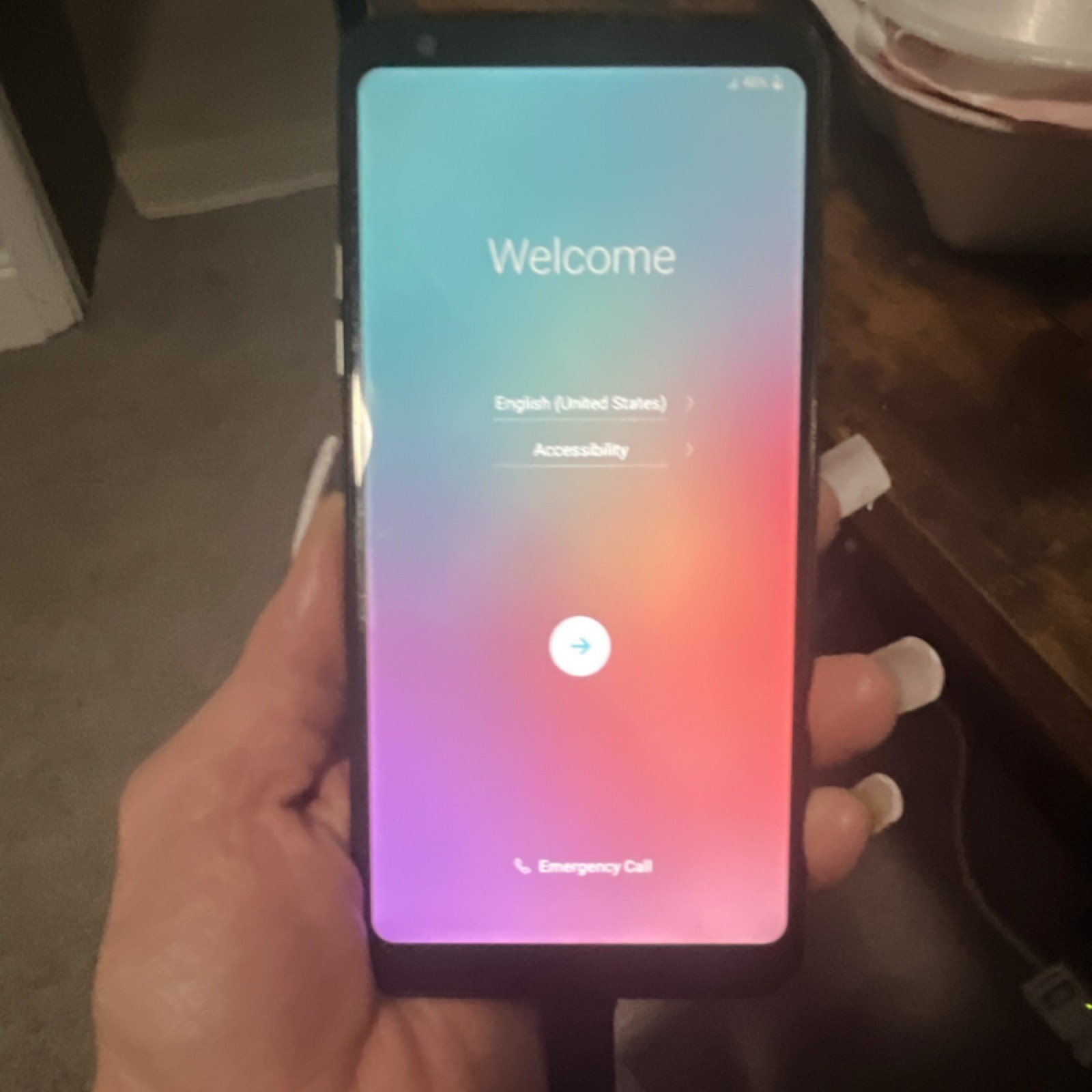LG Stylo 5 White Smartphone Android Fingerprint Sensor Bluetooth Wi-Fi