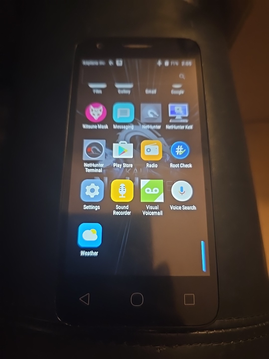 Rooted Alcatel OneTouch Ideal 4060 Nethunter Pentest Device
