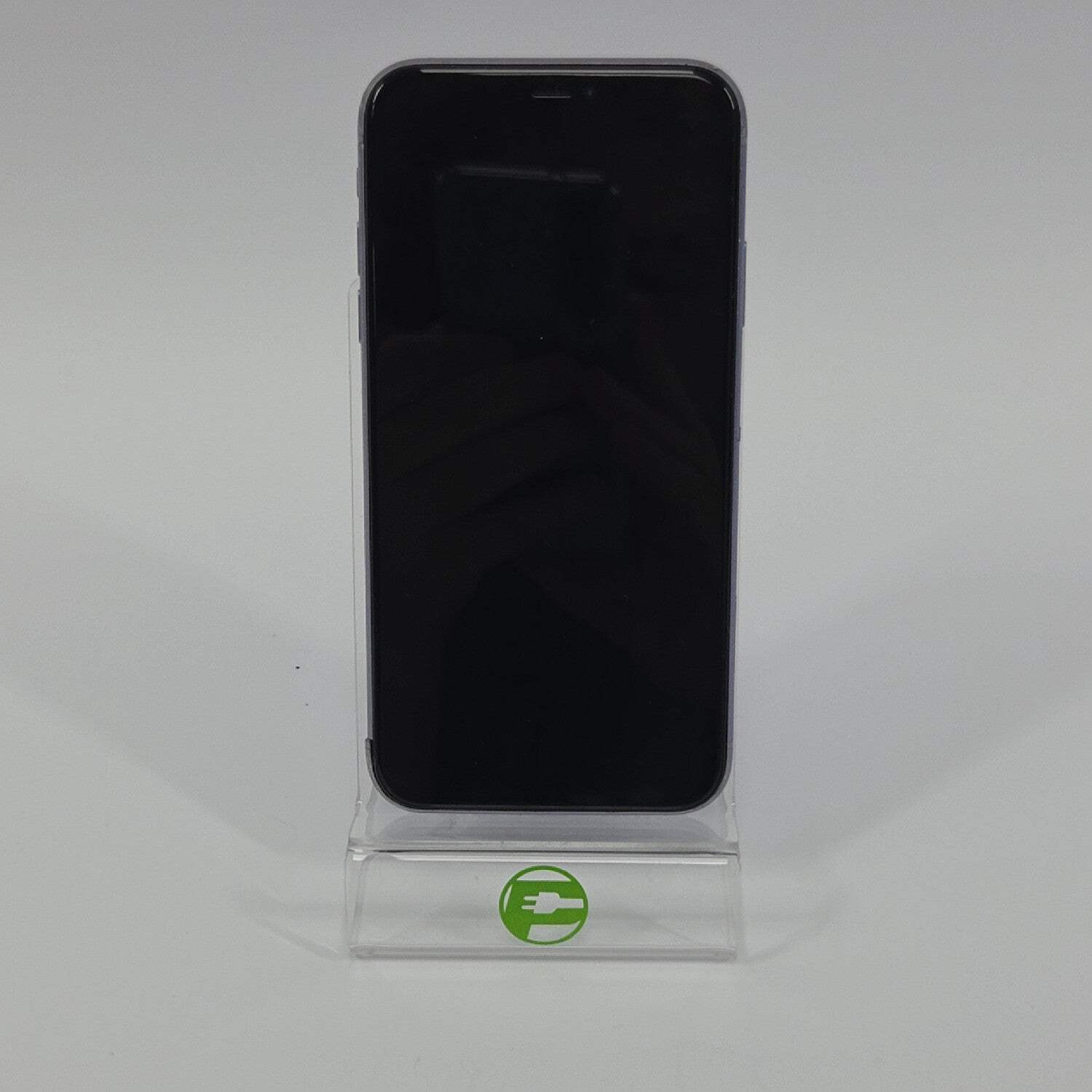 Broken Unlocked Apple iPhone 11 128GB 18.1.1 MWKY2LL/A shattered rear glass