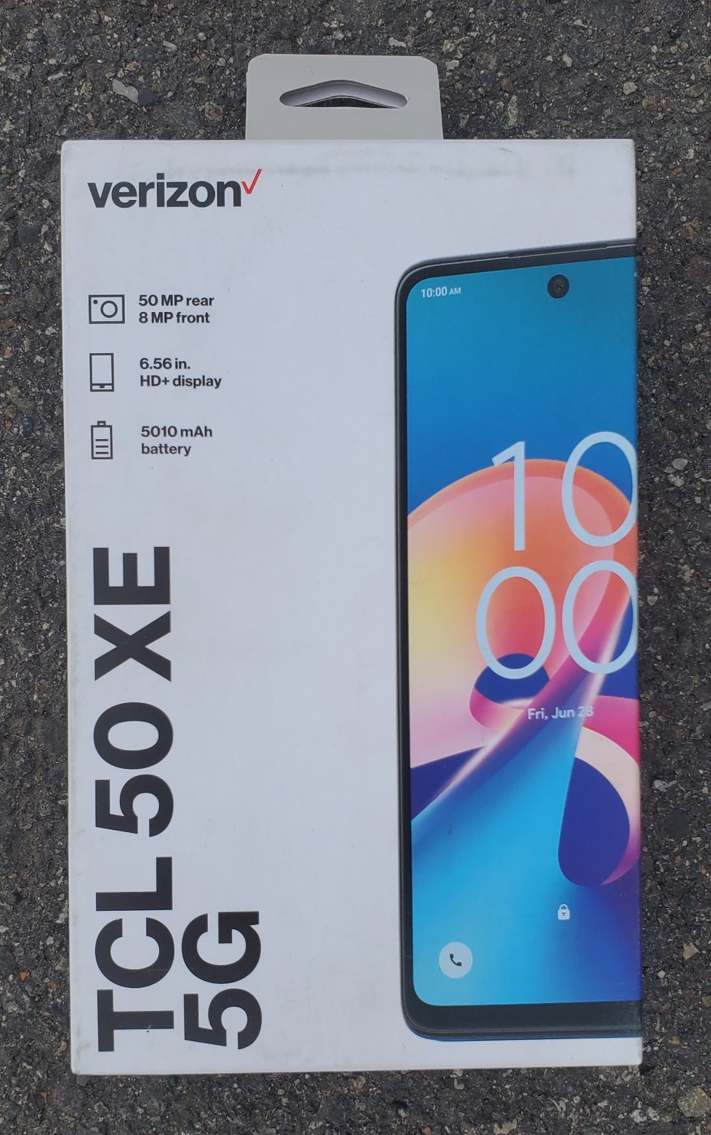 Verizon TCL 50 XE 5G Prepaid Smartphone 50MP 6.56” 128GB Blue