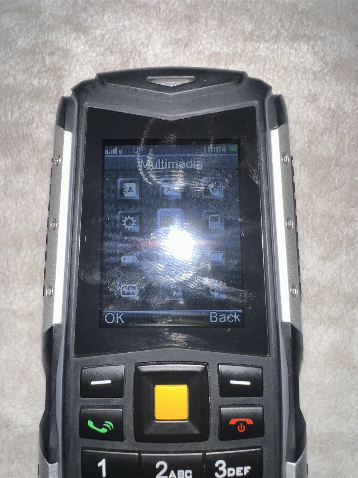 MANN ZUG S Yellow GSM Cell Phone GSM 850/900/1800/1900MHz
