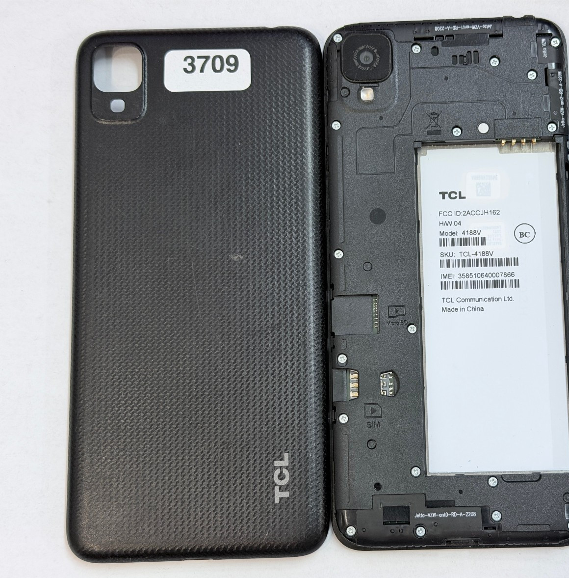 UNLOCKED TCL 30 LE 4188V Android 4G LTE Smart Phone / T-Mobile LYCA CLARO *READ