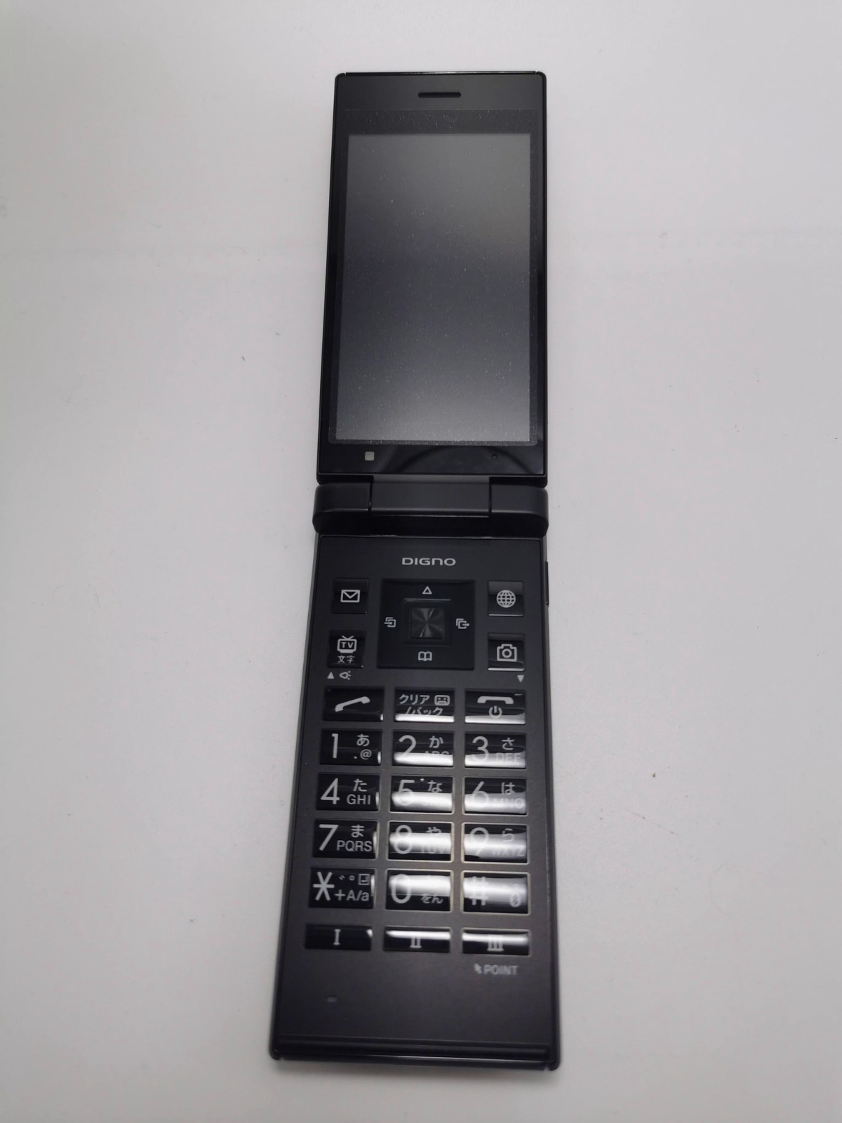 Kyocera DIGNO Keitai 2 701KC Black Flip Phone Unlocked 4G LTE Japan Unused