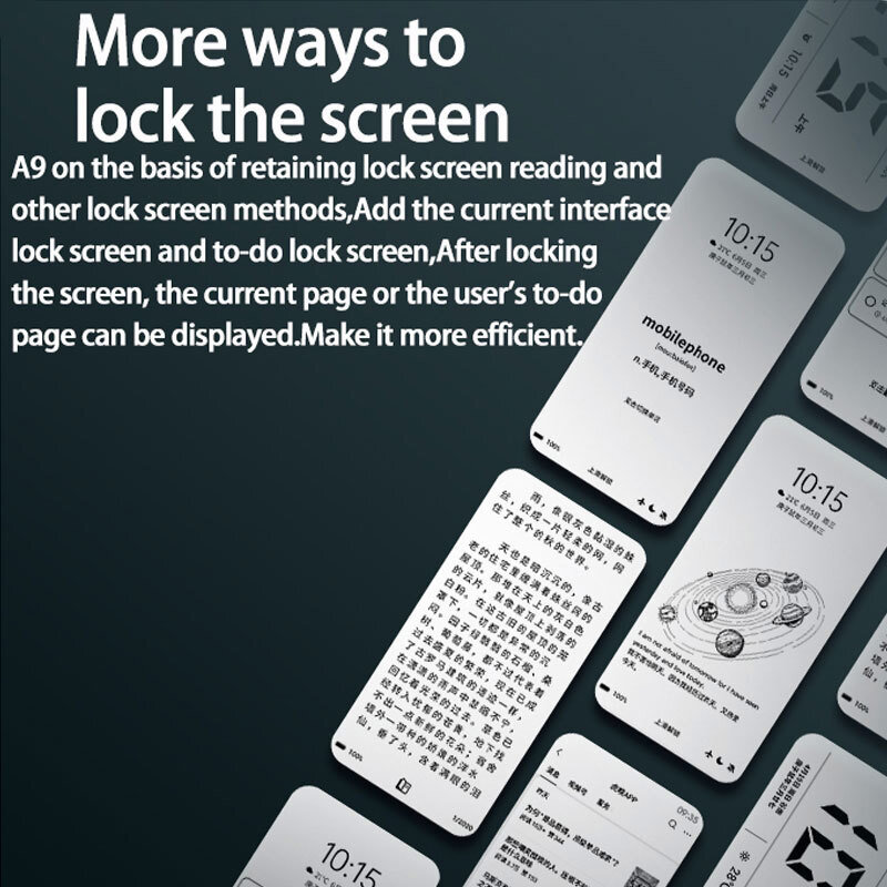 Unlocked 4G LTE Hisense A9 E Ink Smartphone Android Mobile ebook Reader Reading