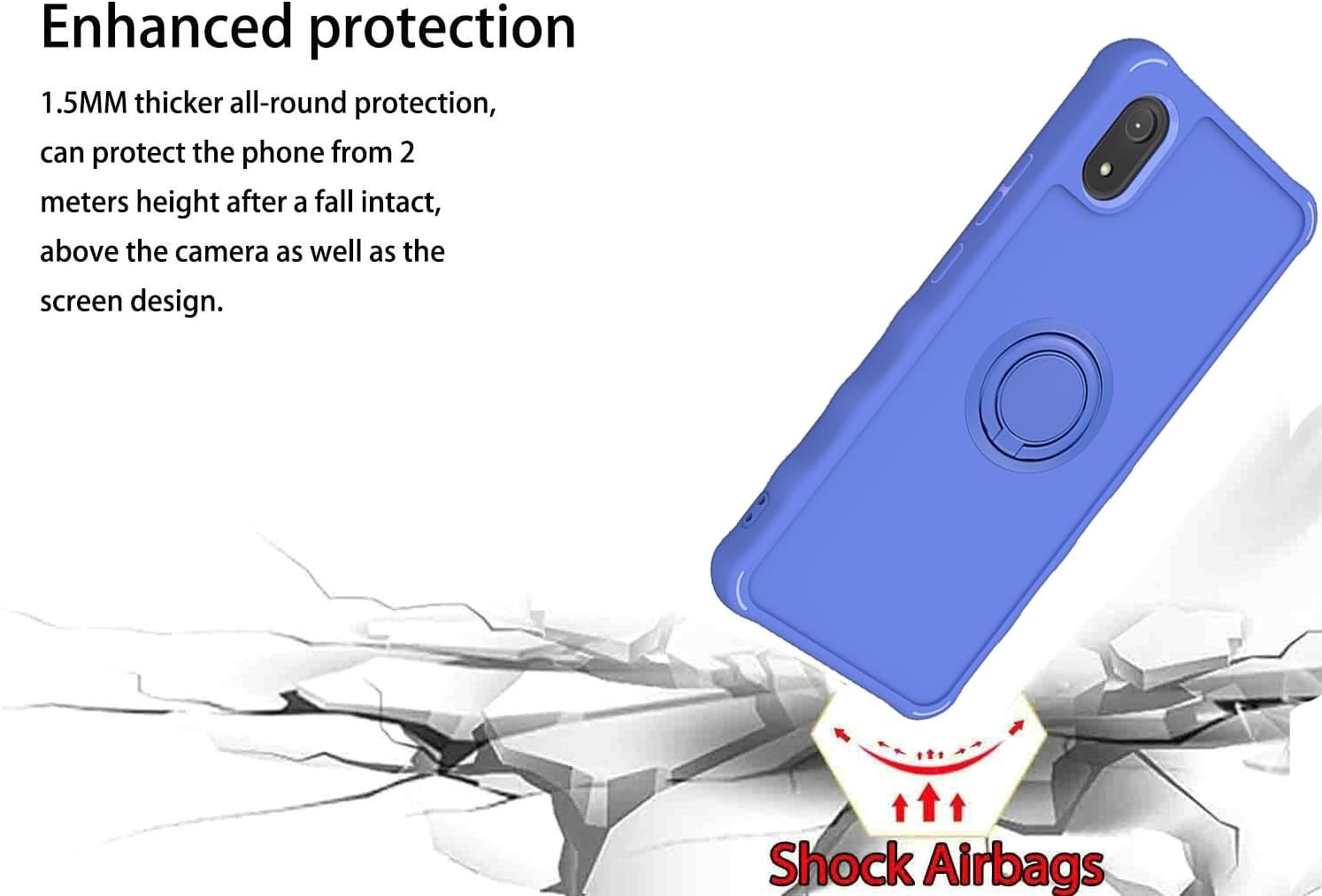 Cloud Stratus C8 Case Compatible for Cloud Mobile Stratus C8 Phone Case Cover Bl