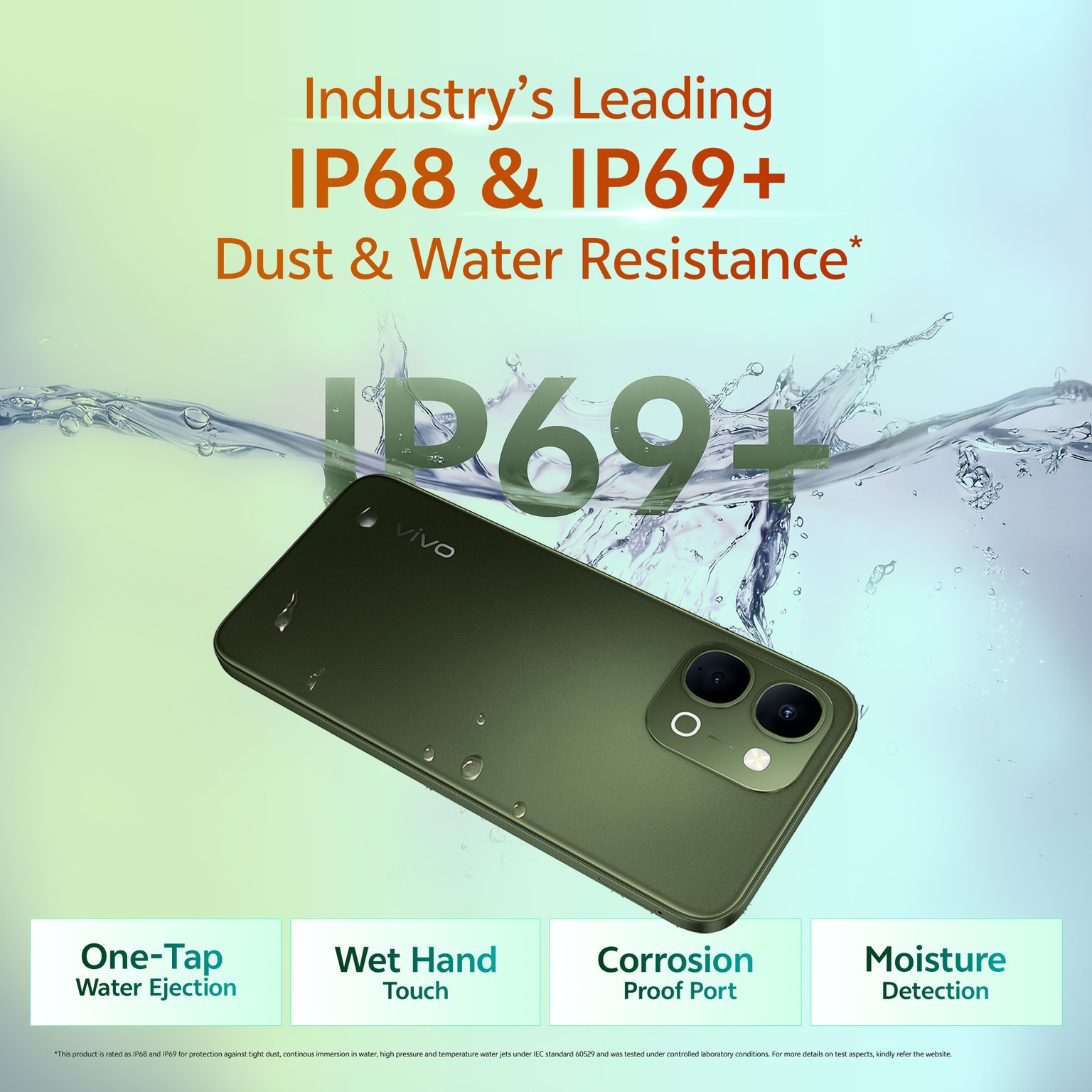 vivo T5x 5G (Green, 128 GB 8GB RAM) Dimensity 7400-Turbo 6.76″ Global Version