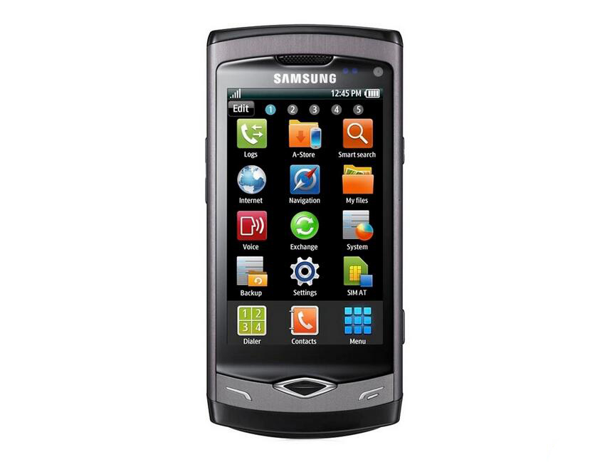 Samsung S8500 Wave 3G Slider 3.3″ Touch Screen GSM HSPA 5MP Camera Mobile Phone