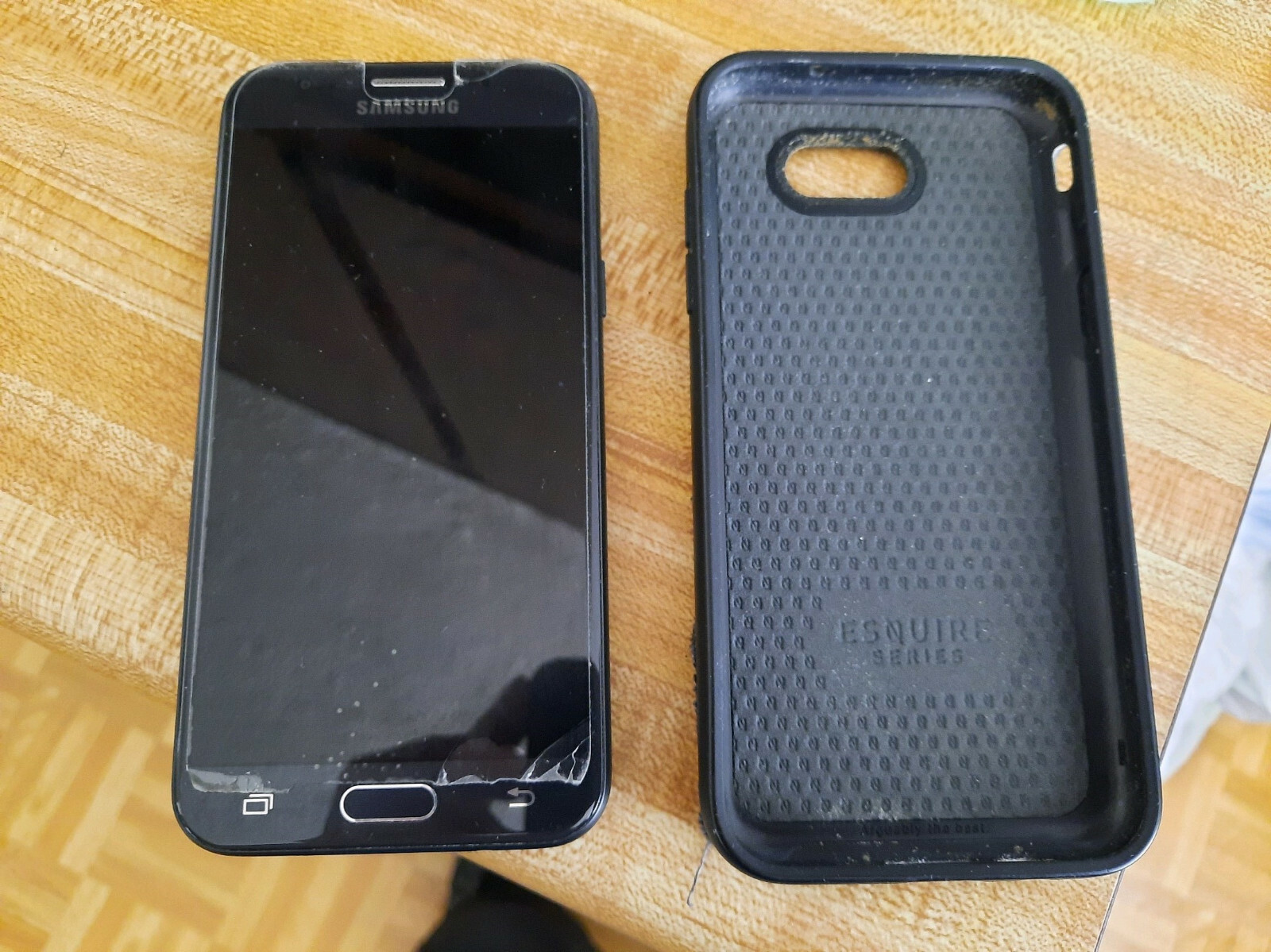 Used Samsung J3 Eclipse SM-J327V – 16GB – Black (Verizon) Smartphone + Charger