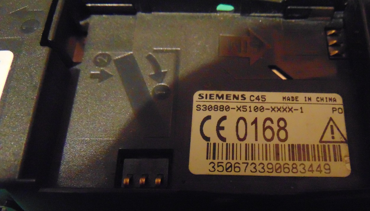 SIEMENS C45 – WORKING