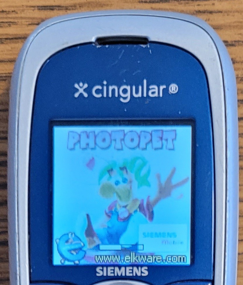 Siemens CT66 – Blue and Gray ( Cingular ) Very Rare Cellular GSM Phone