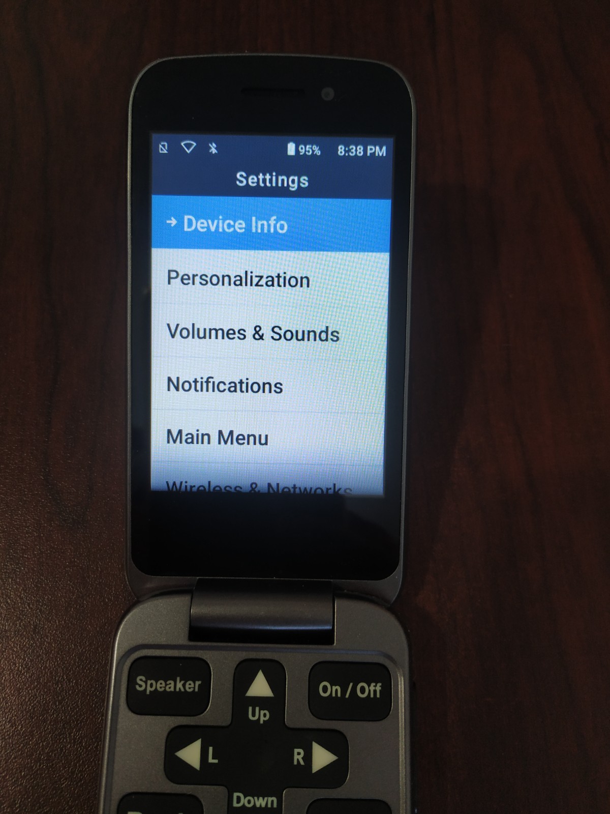 Lively Jitterbug Flip 2 Alcatel 4058P 32GB Red Works Great (Big Buttons)