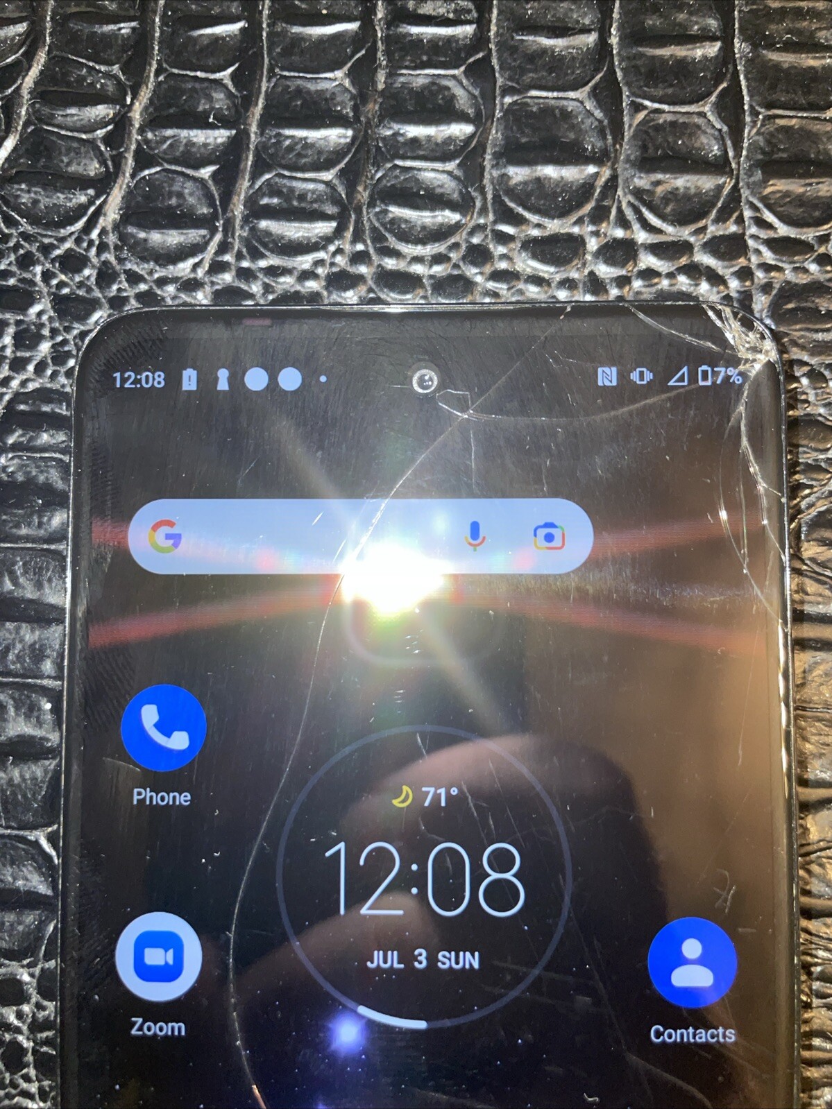 Motorola One 5G Ace 64GB ATT Works Well- Cracked Screen IMEI CLEAN