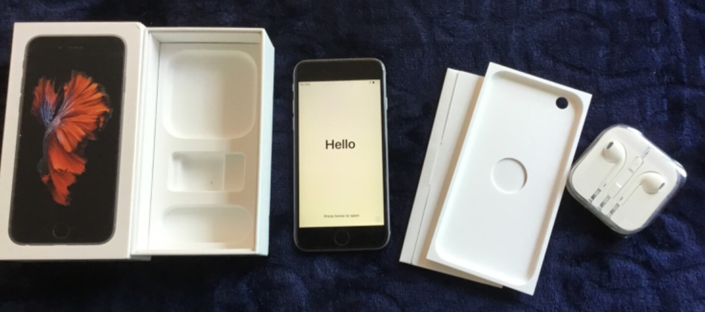 Apple iPhone 6S – 64G Space Gray A1633 CDMA MKQ92LL/A w/ Original Box
