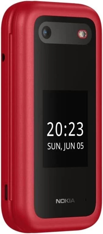 Nokia 2660 Flip 4G Dual-SIM 128MB+48MP Unlocked Flip Mobile Phone New Sealed