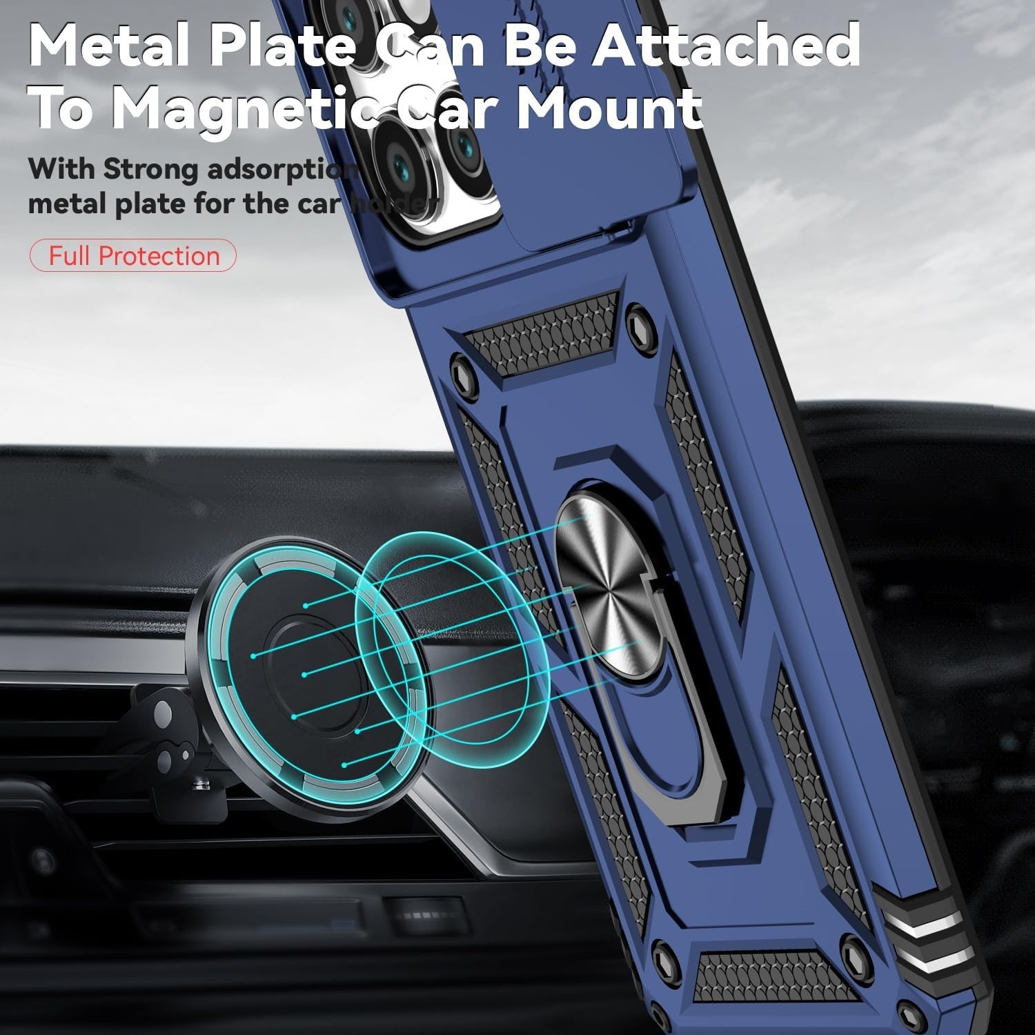 for Motorola Moto Edge 2025 Case with Tempered Glass Screen Protector Multicolor