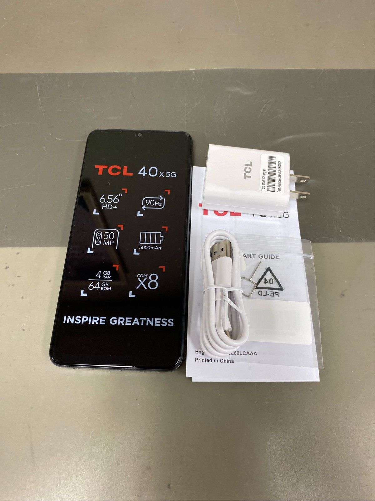 TCL 40 X 5G Unlocked Phone 6.56 Inch HD+ Display Smartphone 5000 MAh Cell Phon