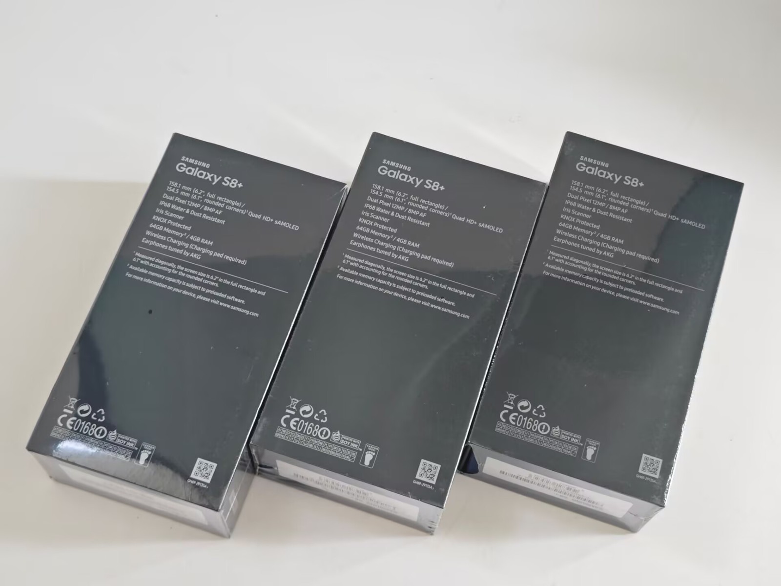 New Samsung Galaxy S8+ 6.2″ 64GB G955F/FD G955U1 Sealed Global Google unlocked