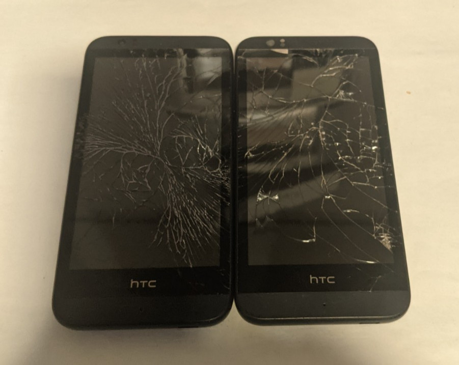Lot of 2 HTC Desire 510 – 8GB – Black (Cricket) READ BELOW