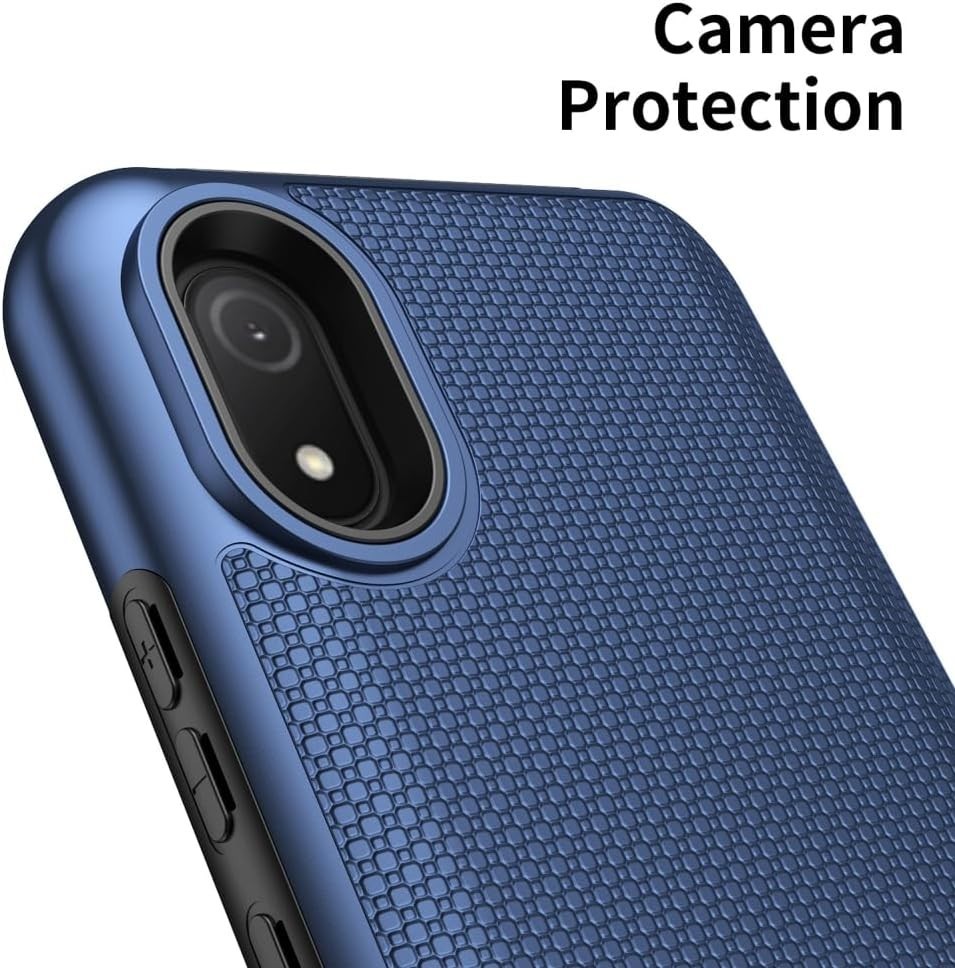 Cloud Mobile Stratus C8 Phone Case with Screen Protector, Heavy Duty Cover