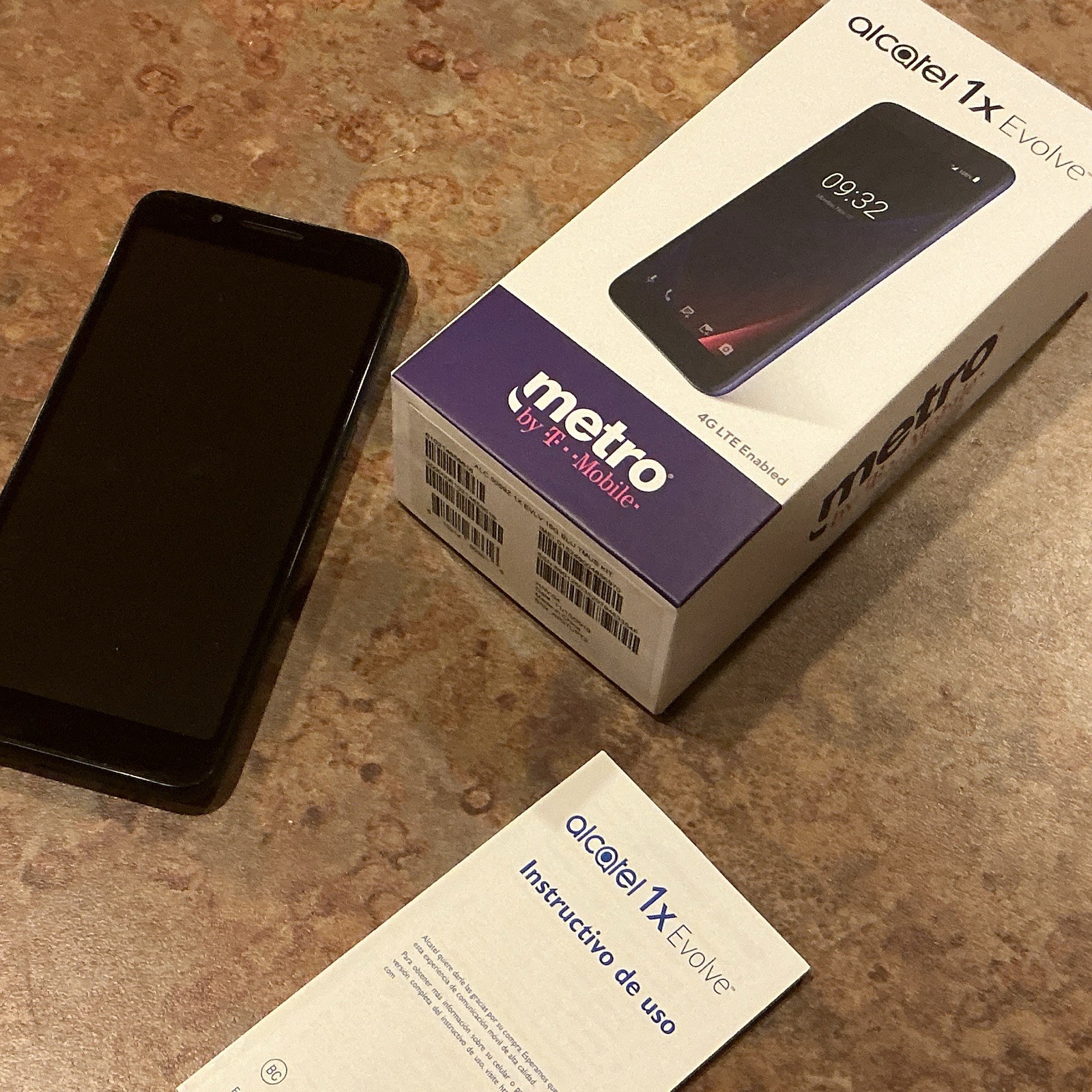 Alcatel 1X Evolve 16GB Blue Metro by T-Mobile 4G LTE Wi‑Fi Smartphone