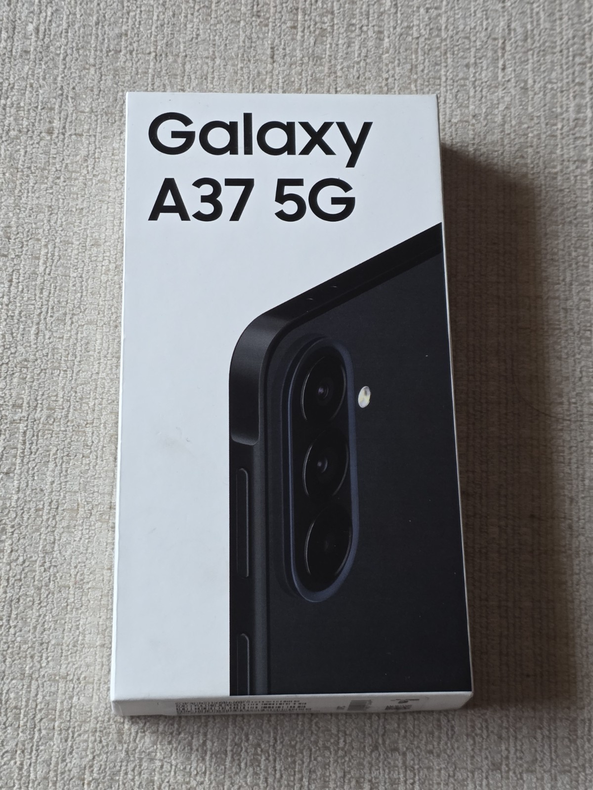 Samsung Galaxy A37 5G – 128 GB – Awesome Charcoal (Unlocked) New Sealed!