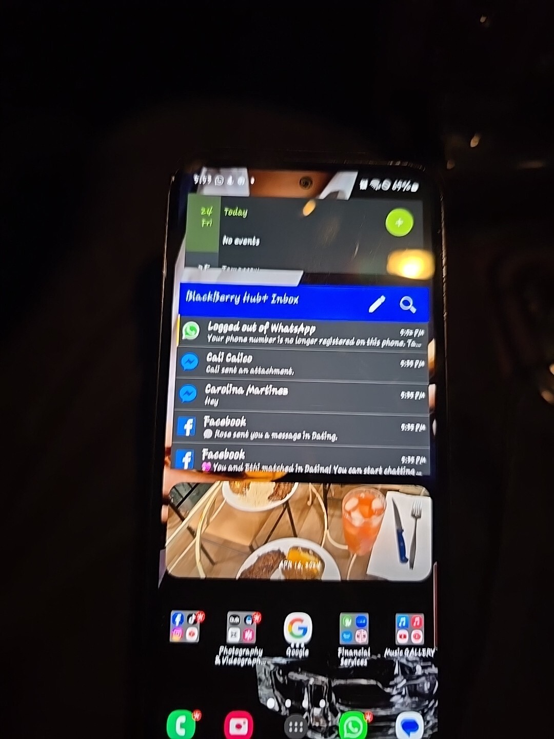 Samsung Galaxy A54 5G With TikTok And CapCut Installed SD Card Slot
