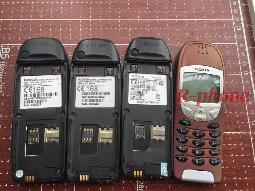 Original Nokia 6210 Mobile Phone 2G GSM 900/1800 Unlocked Cellphone high qualit