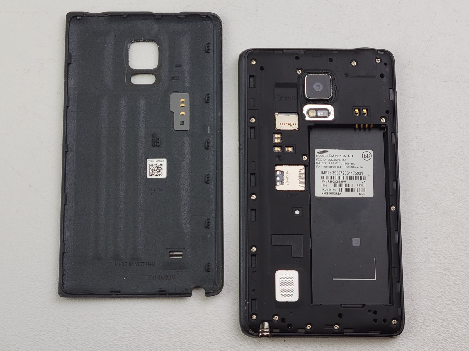 Samsung Galaxy Note Edge (SM-G915A) 32GB – Black (AT&T) – Clean IMEI – H5872