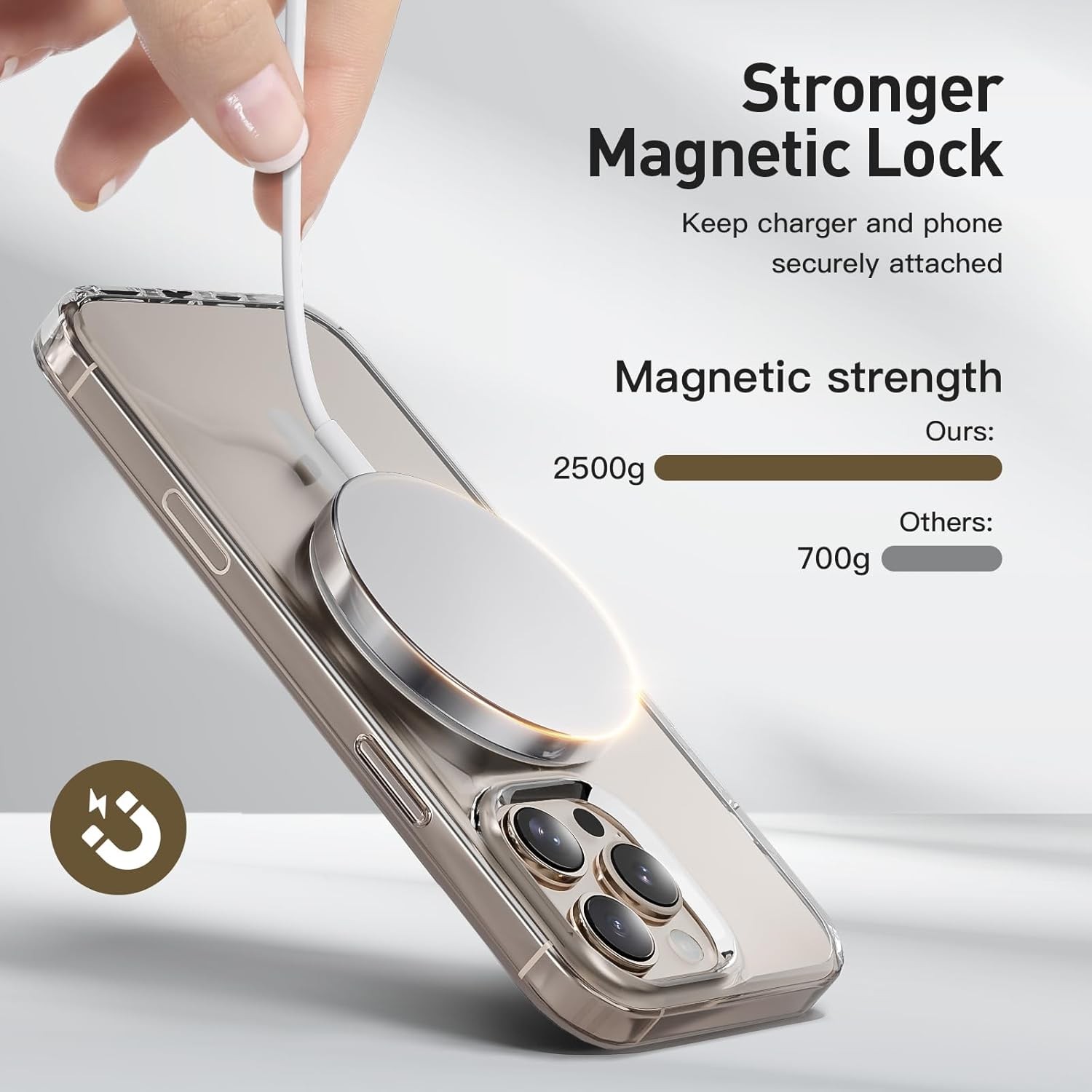 Magnetic Wireless Fast Charger Pad for iPhone 17/16 Pro Max/15 Pro Max