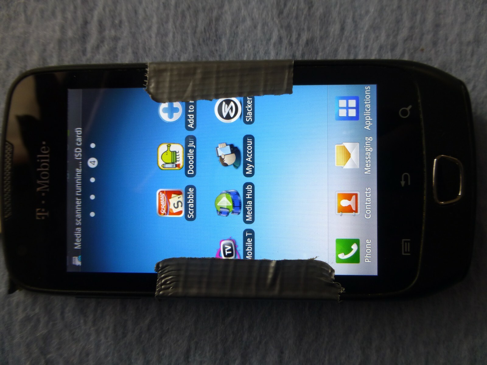 CAN”T activate Samsung Exhibit SGH-T759 Black T mo android Smartphone