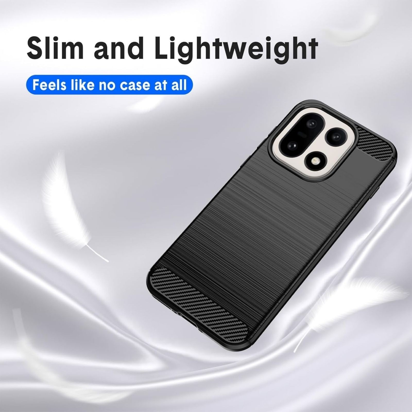 Designed for OnePlus 15 Case, Flexible TPU Shockproof Military Protection Bumper