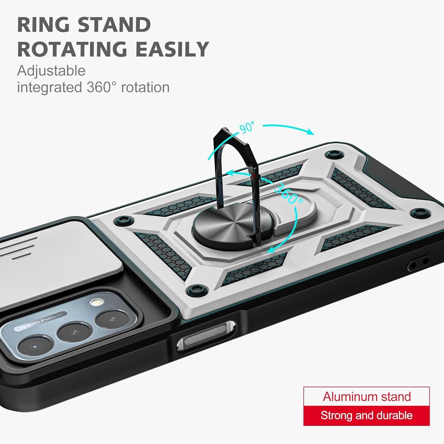 For OnePlus Nord N200 5G Case Shockproof Protective Military Guard Phone Cover