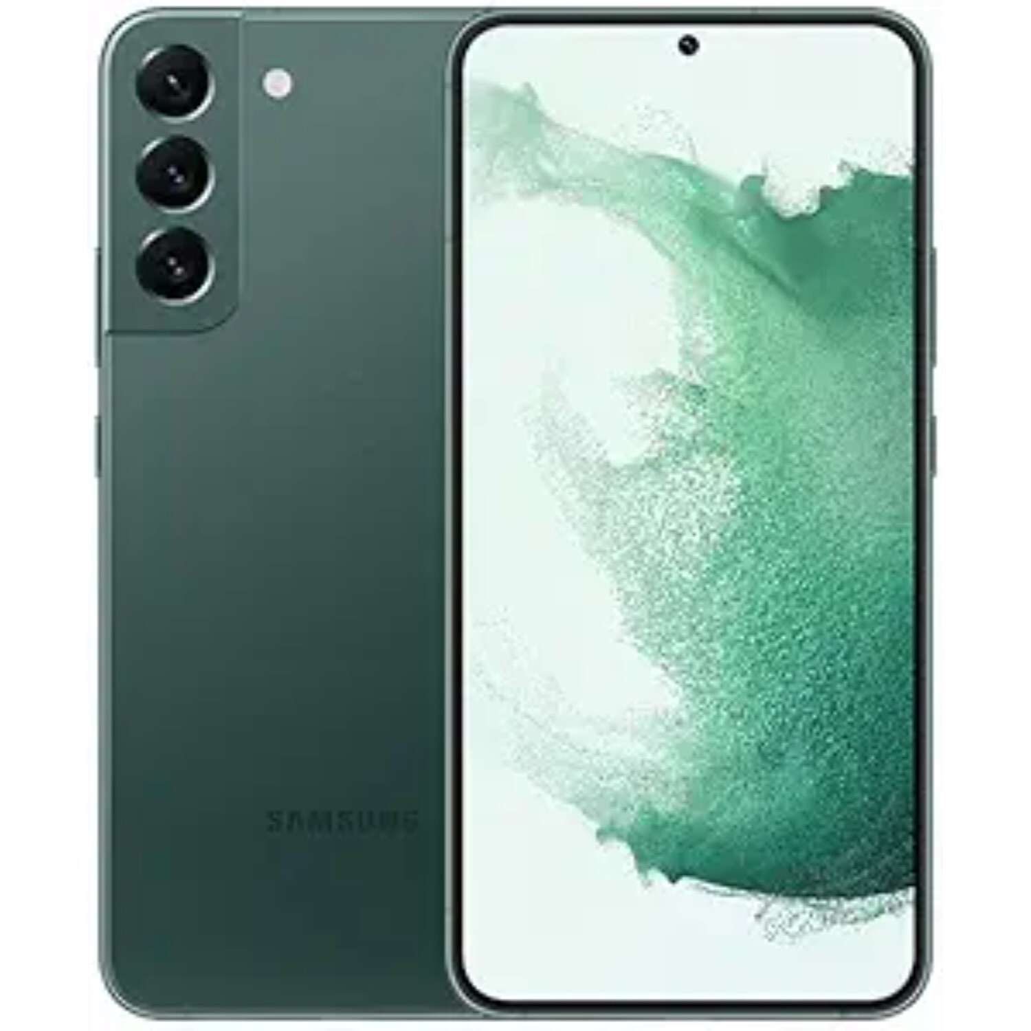 Samsung Galaxy S22+ PLUS 5G 256GB SM-S906U Moderate Green + Zagg Slim Protection