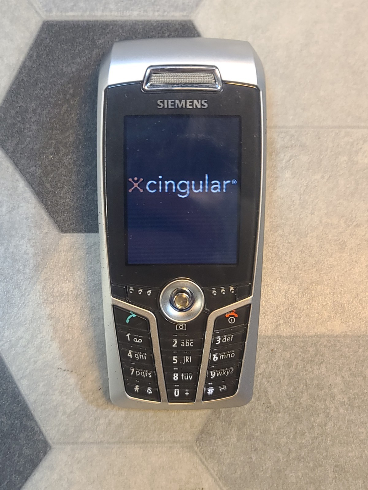 Siemens S Series S66 – Very Rare Cellular GSM Phone Black & Silver (Cingular)