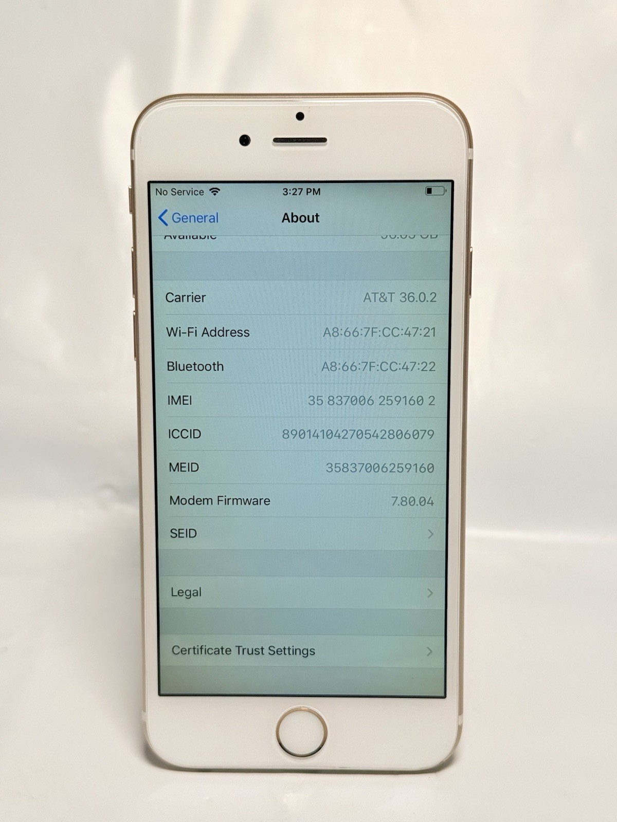 Apple iPhone 6 Gold 64GB (A1549) (CDMA + GSM) AT&T