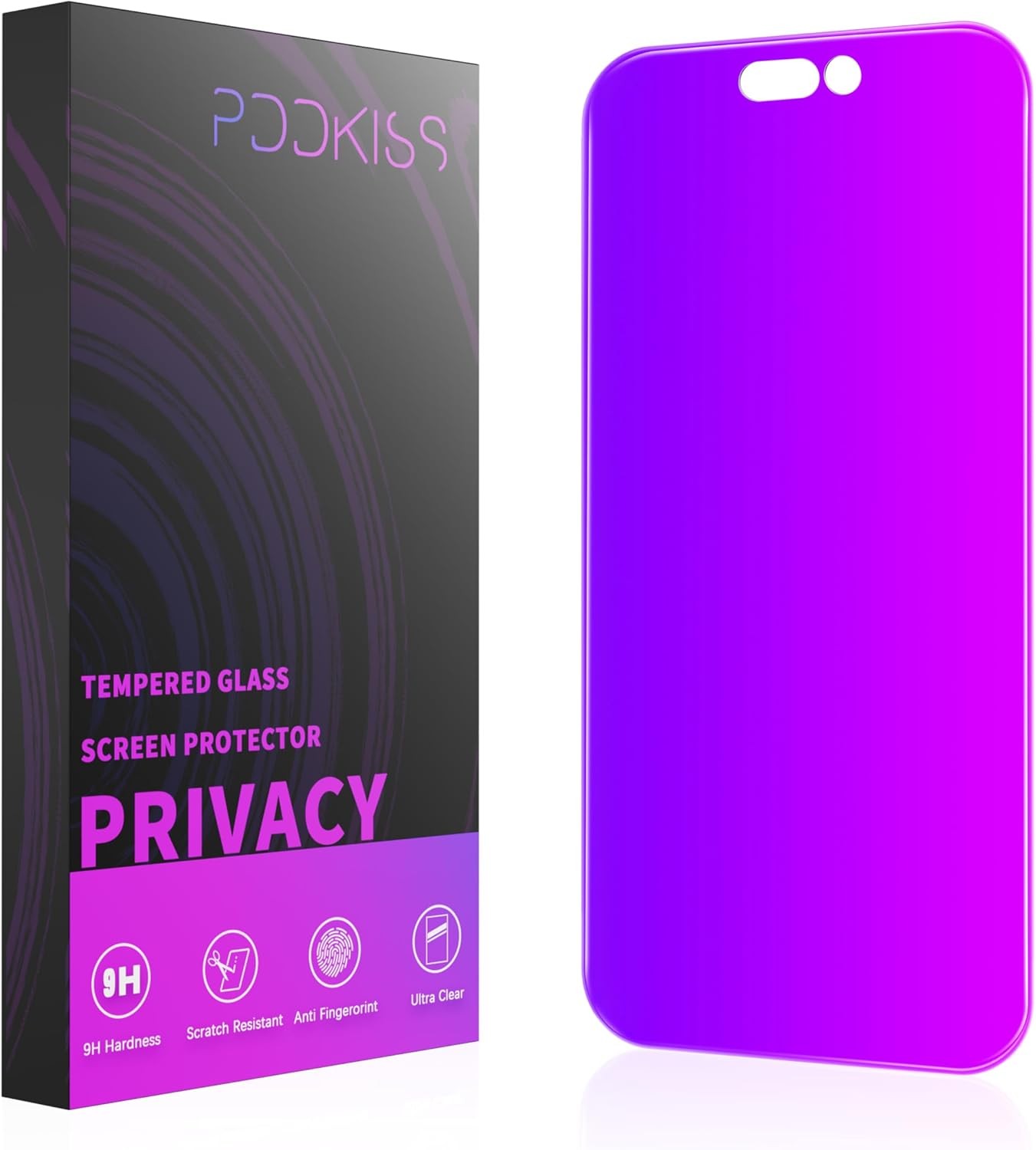 Tempered Glass Privacy Screen Protector for iPhone 14 Pro Max 6.7″ HD Anti Spy